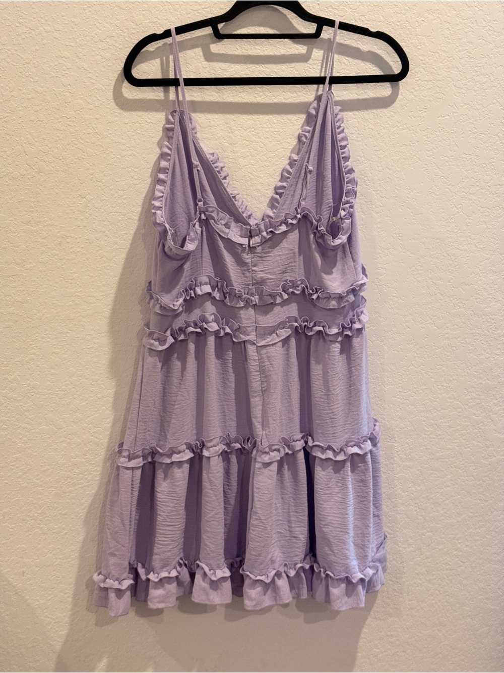 iris Lilac Ruffled Mini Dress - Picture 3 of 8